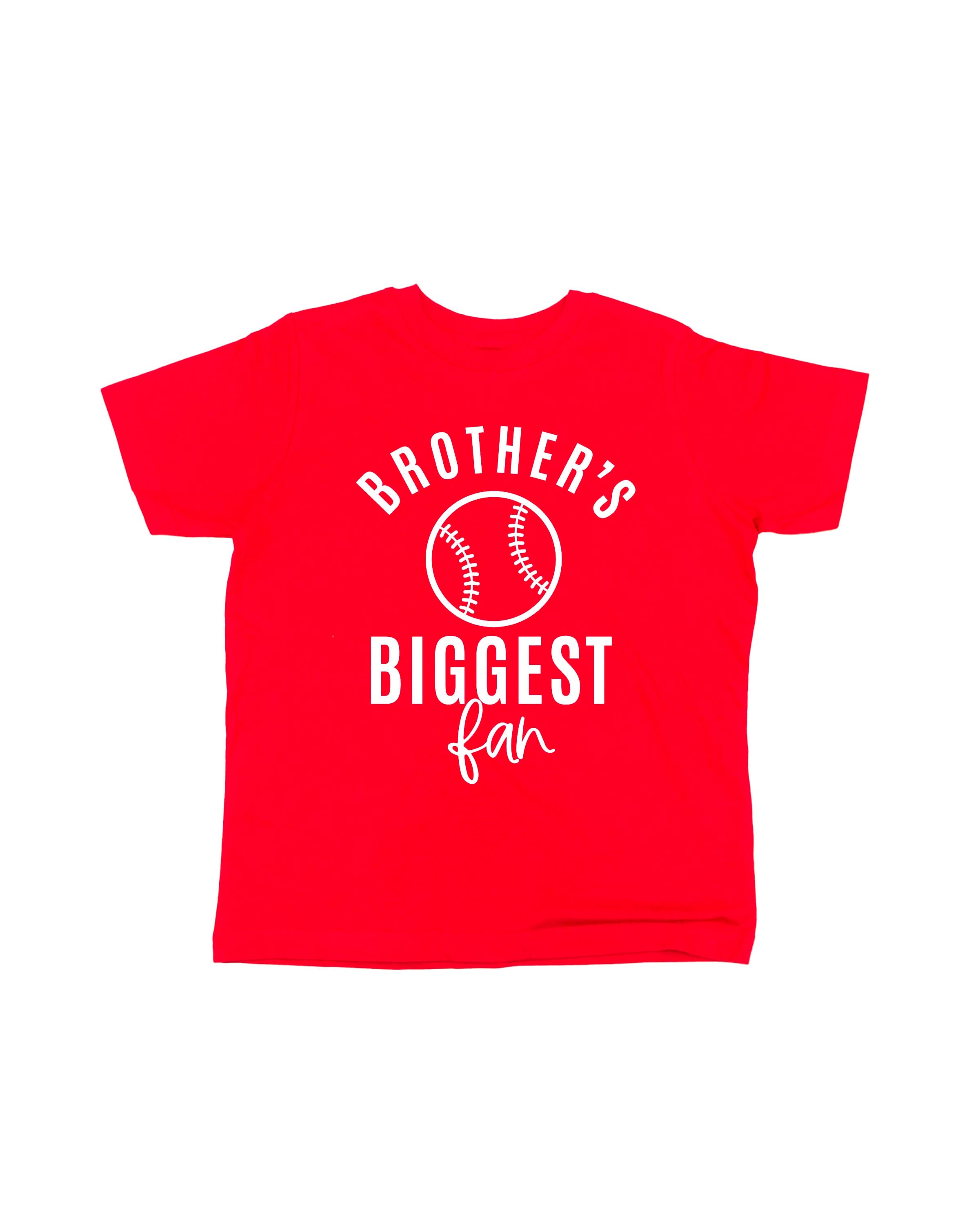 Brother's Biggest Fan - (Choose your Sport) - Child Tee Little Mama Shirt Shop