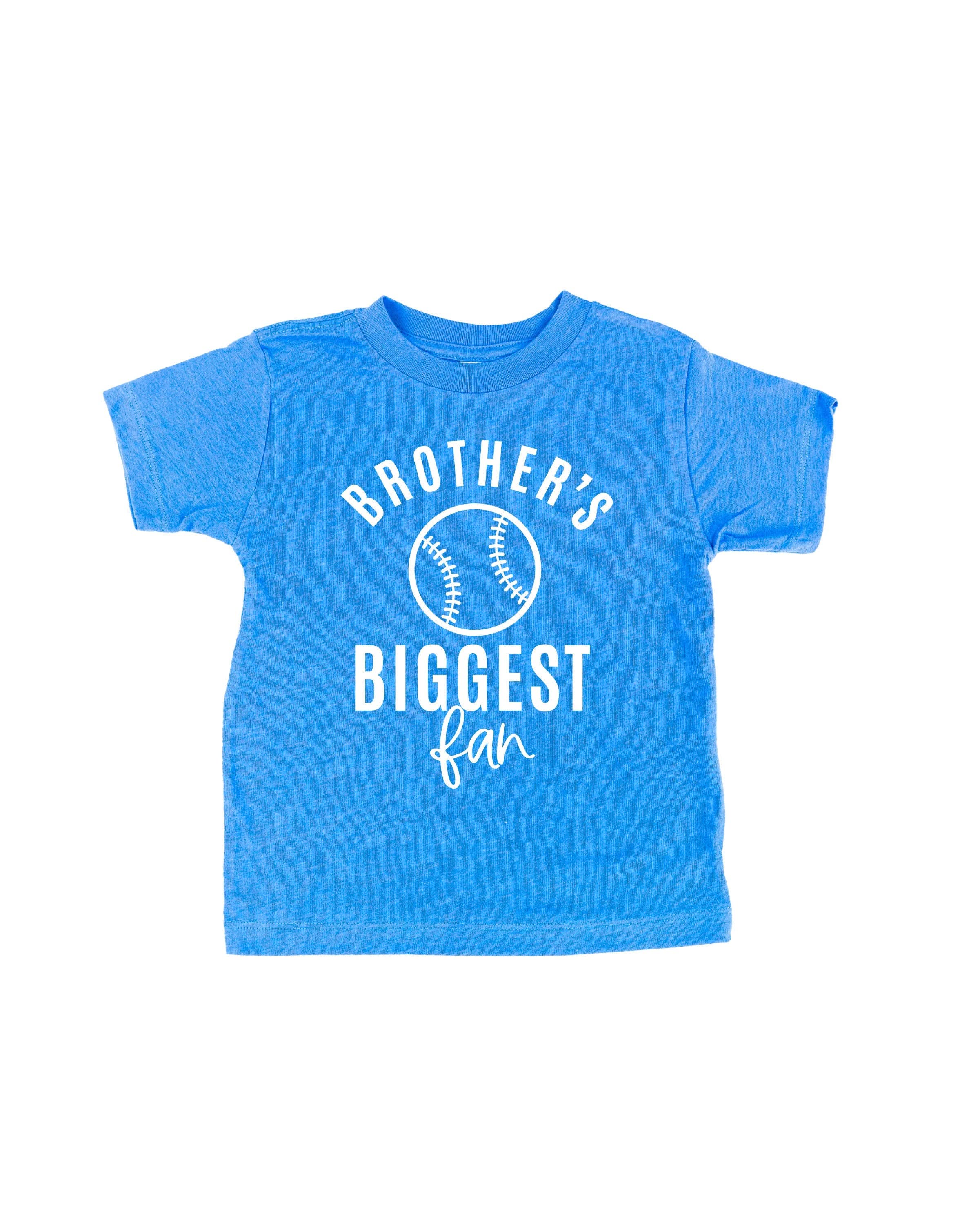 Brother's Biggest Fan - (Choose your Sport) - Child Tee Little Mama Shirt Shop