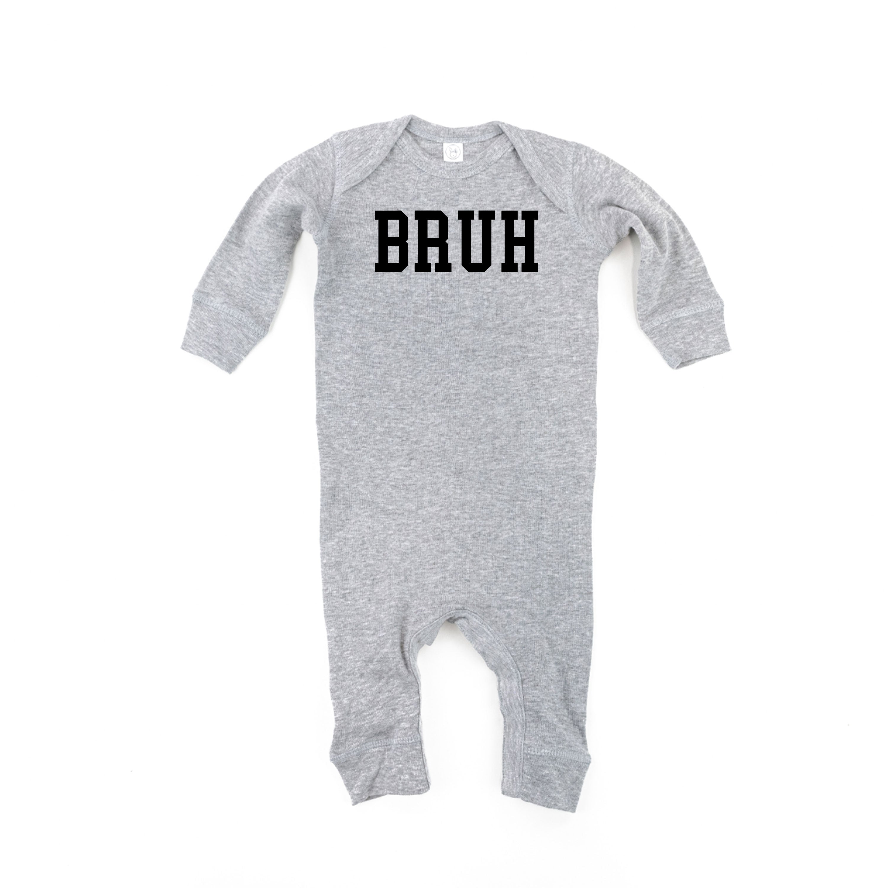 Bruh - Baby Sleeper Little Mama Shirt Shop