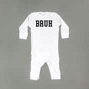 Bruh - Baby Sleeper Little Mama Shirt Shop