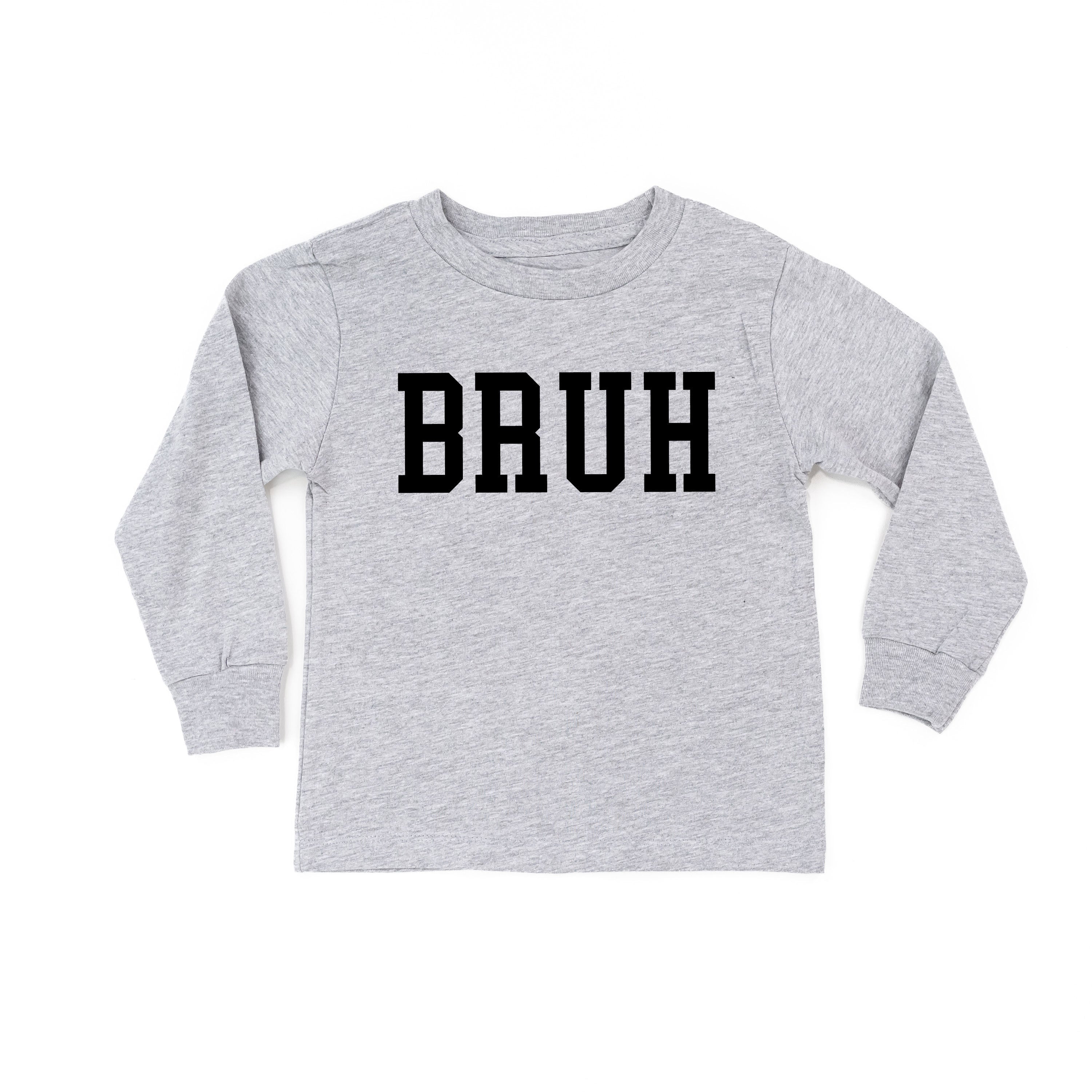 Bruh - Child LONG SLEEVE Tee Little Mama Shirt Shop