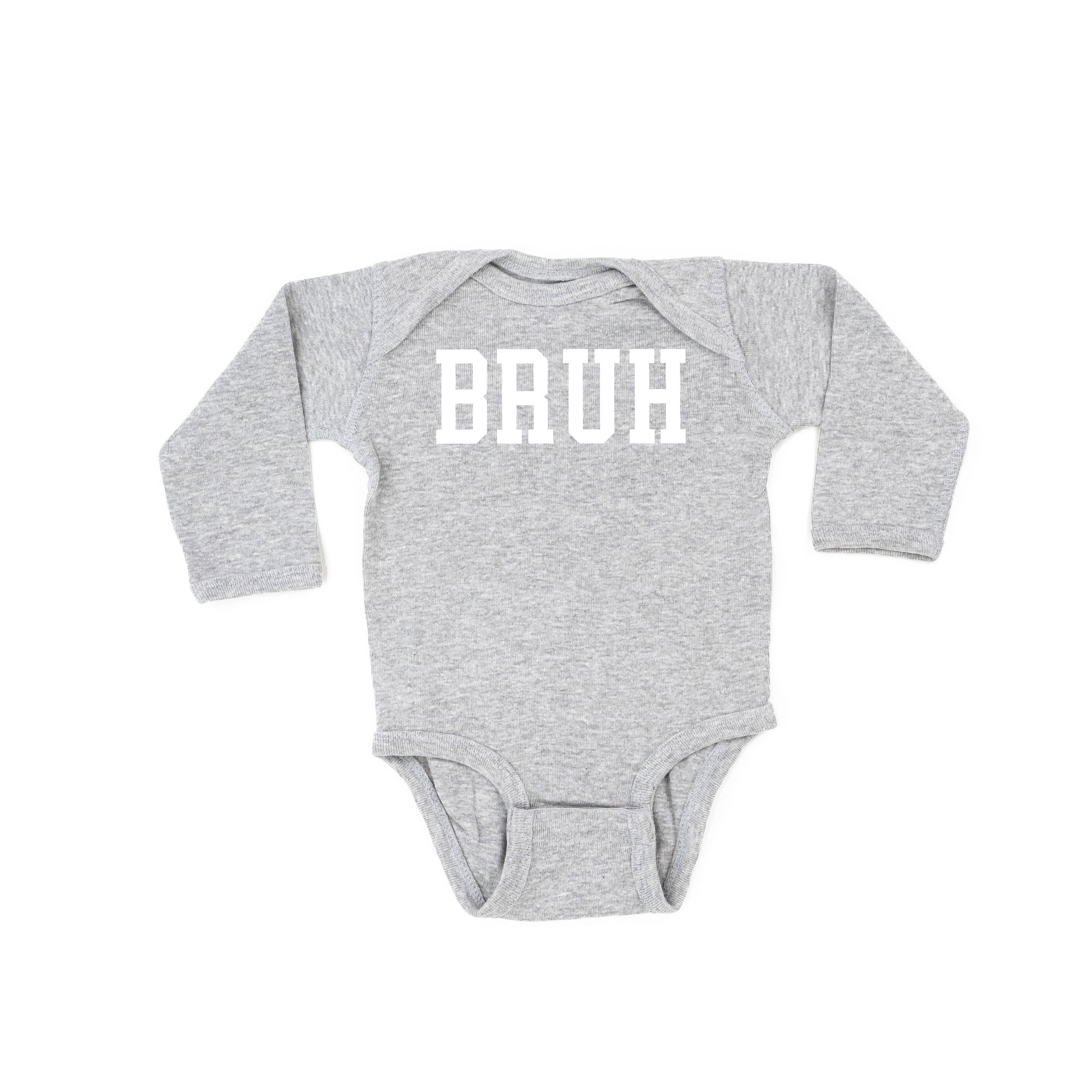 Bruh - Child LONG SLEEVE Tee Little Mama Shirt Shop