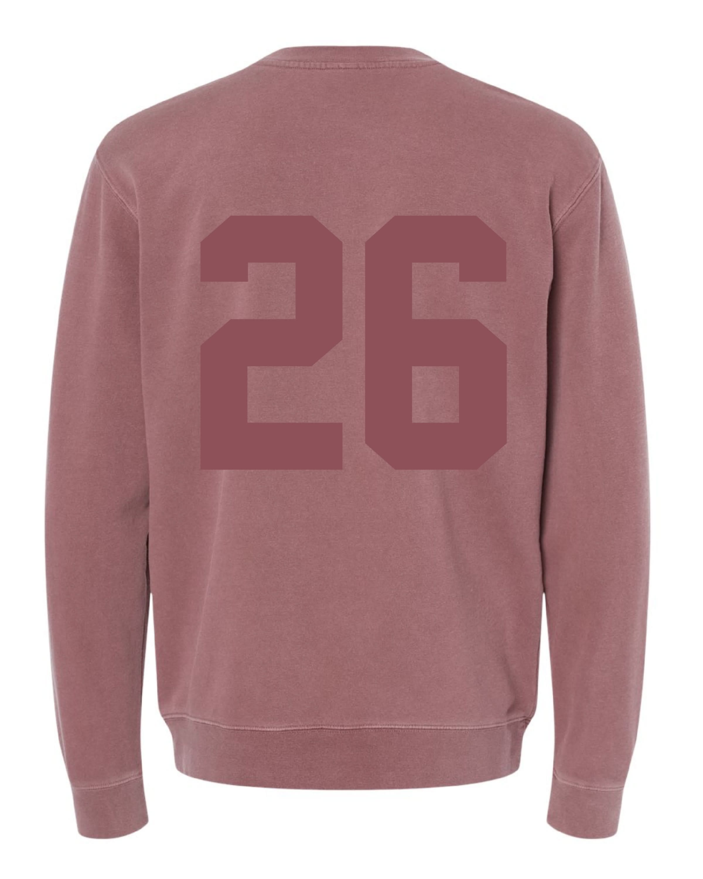 Custom Teacher Crewneck - Pigment Crewneck Little Mama Shirt Shop LLC
