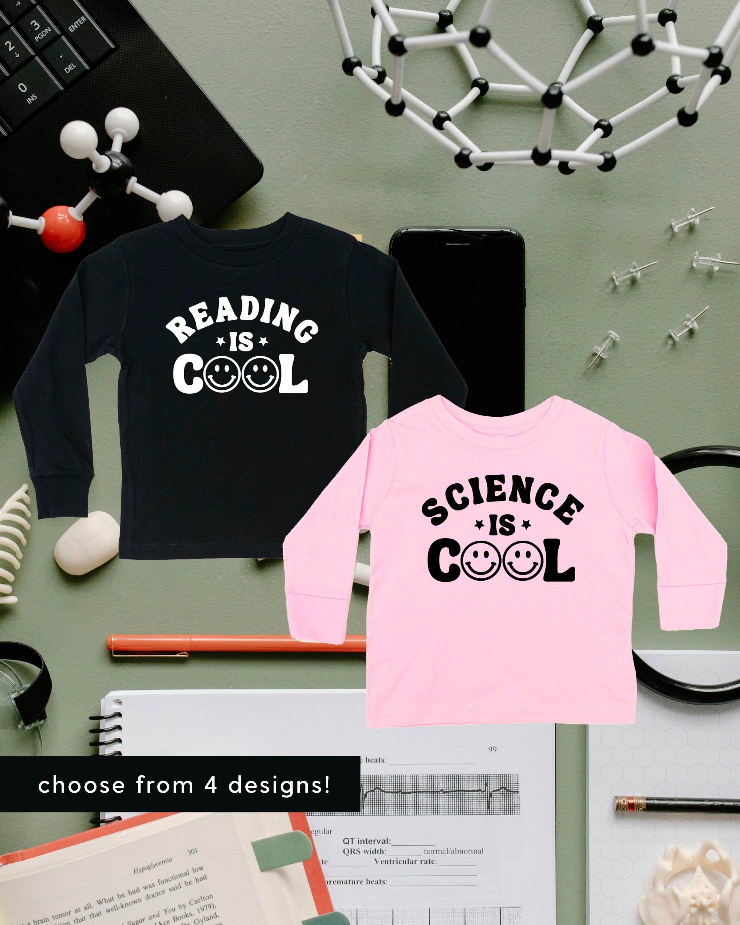 BTS - "_____ Is Cool" - (Choose Your Subject) - Child Long Sleeve Tee Little Mama Shirt Shop