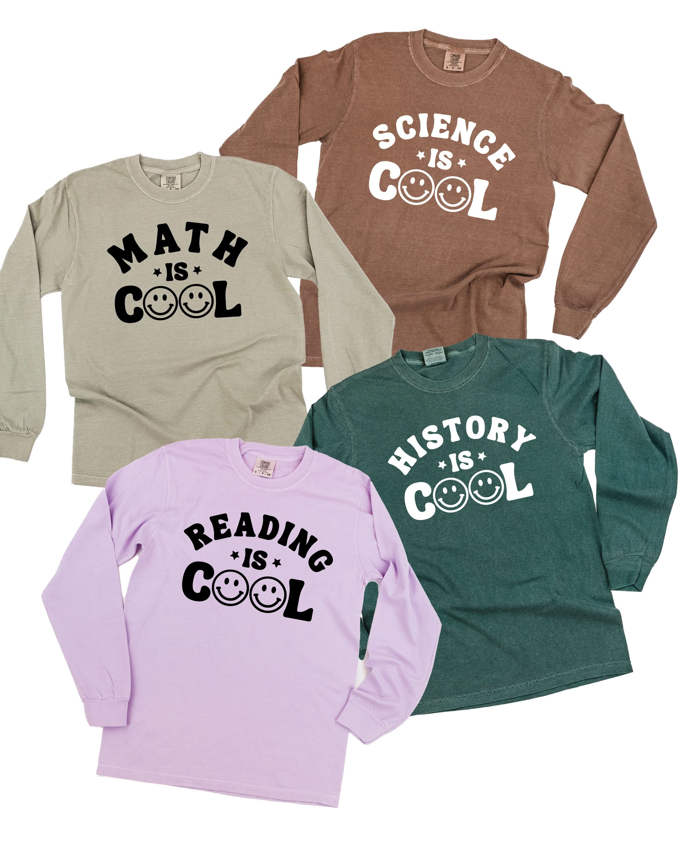 BTS - "_____ Is Cool" - (Choose Your Subject) - Long Sleeve Comfort Colors Tee Little Mama Shirt Shop