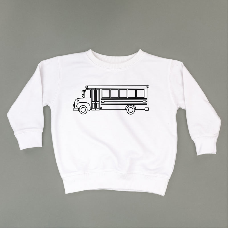 SCHOOL BUS - Minimalist Design - Child Sweater