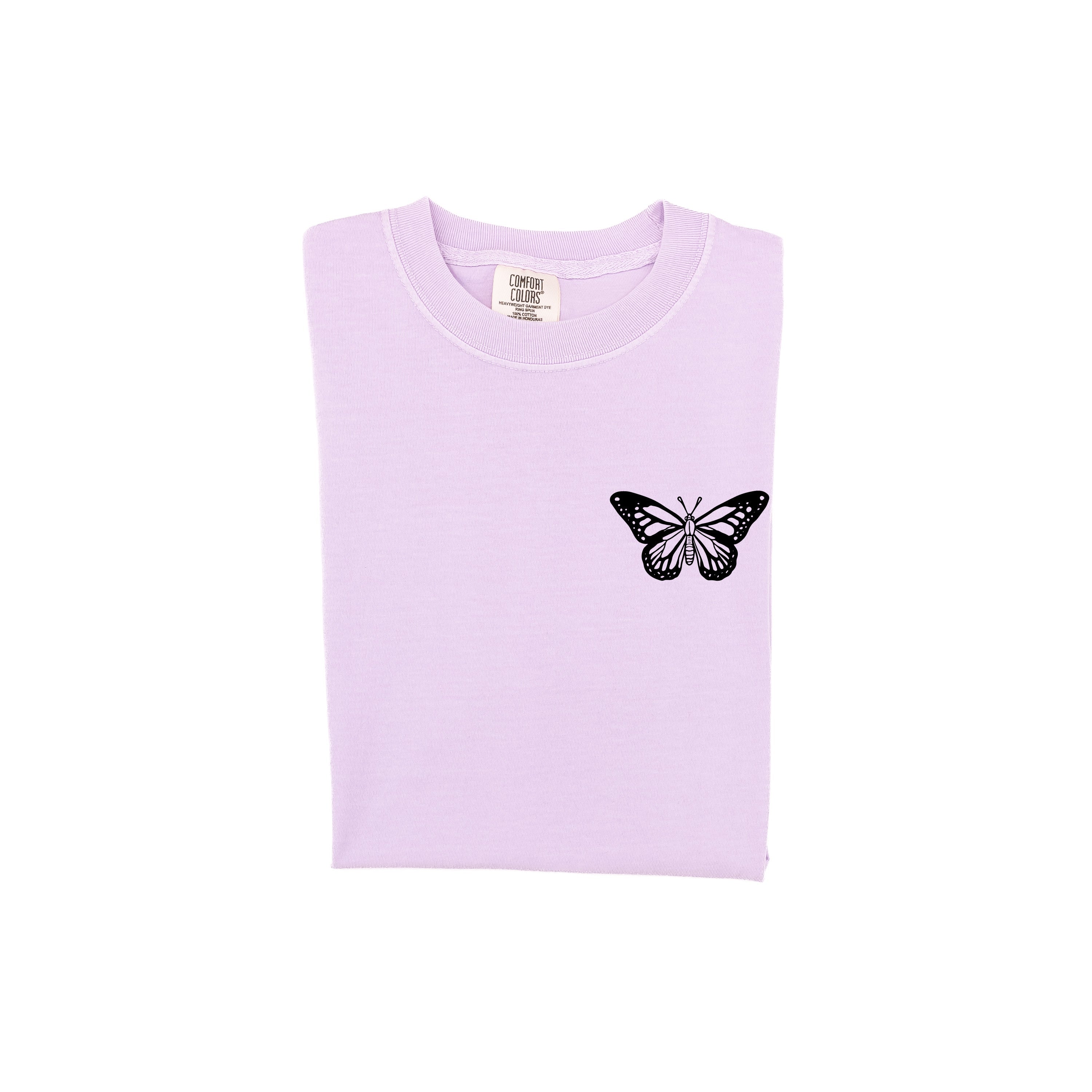 BUTTERFLY - SHORT SLEEVE COMFORT COLORS TEE Little Mama Shirt Shop