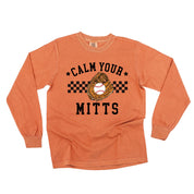 Calm Your Mitts - LONG SLEEVE Comfort Colors Tee Little Mama Shirt Shop
