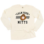 Calm Your Mitts - LONG SLEEVE Comfort Colors Tee Little Mama Shirt Shop