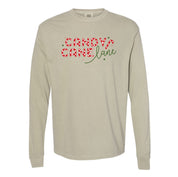 Candy Cane Lane - LONG SLEEVE Comfort Colors Tee Little Mama Shirt Shop