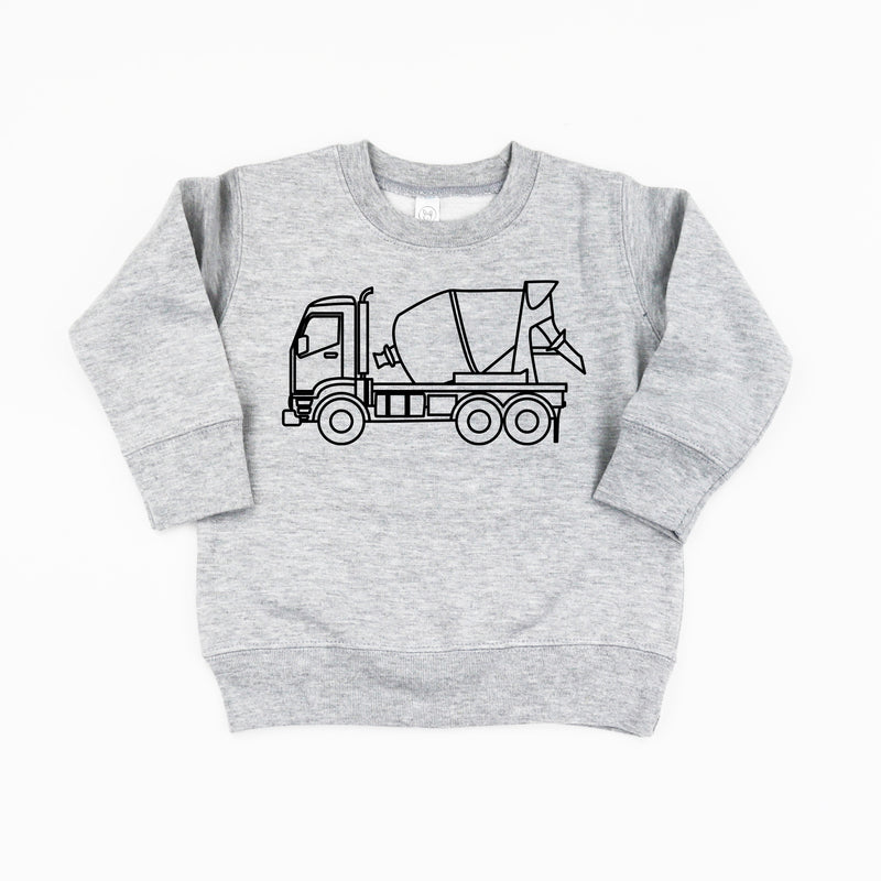 CEMENT TRUCK - Minimalist Design - Child Sweater