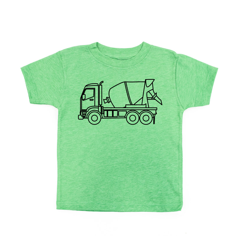 CEMENT TRUCK - Minimalist Design - Short Sleeve Child Shirt