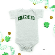 Charming - Varsity Outline - Infant Bodysuit/Tee Little Mama Shirt Shop