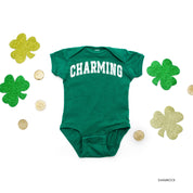 Charming - Varsity Outline - Infant Bodysuit/Tee Little Mama Shirt Shop