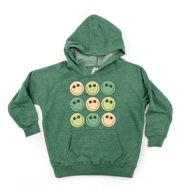 3x3 - St. Patrick's Day Smilies - Child Hoodie