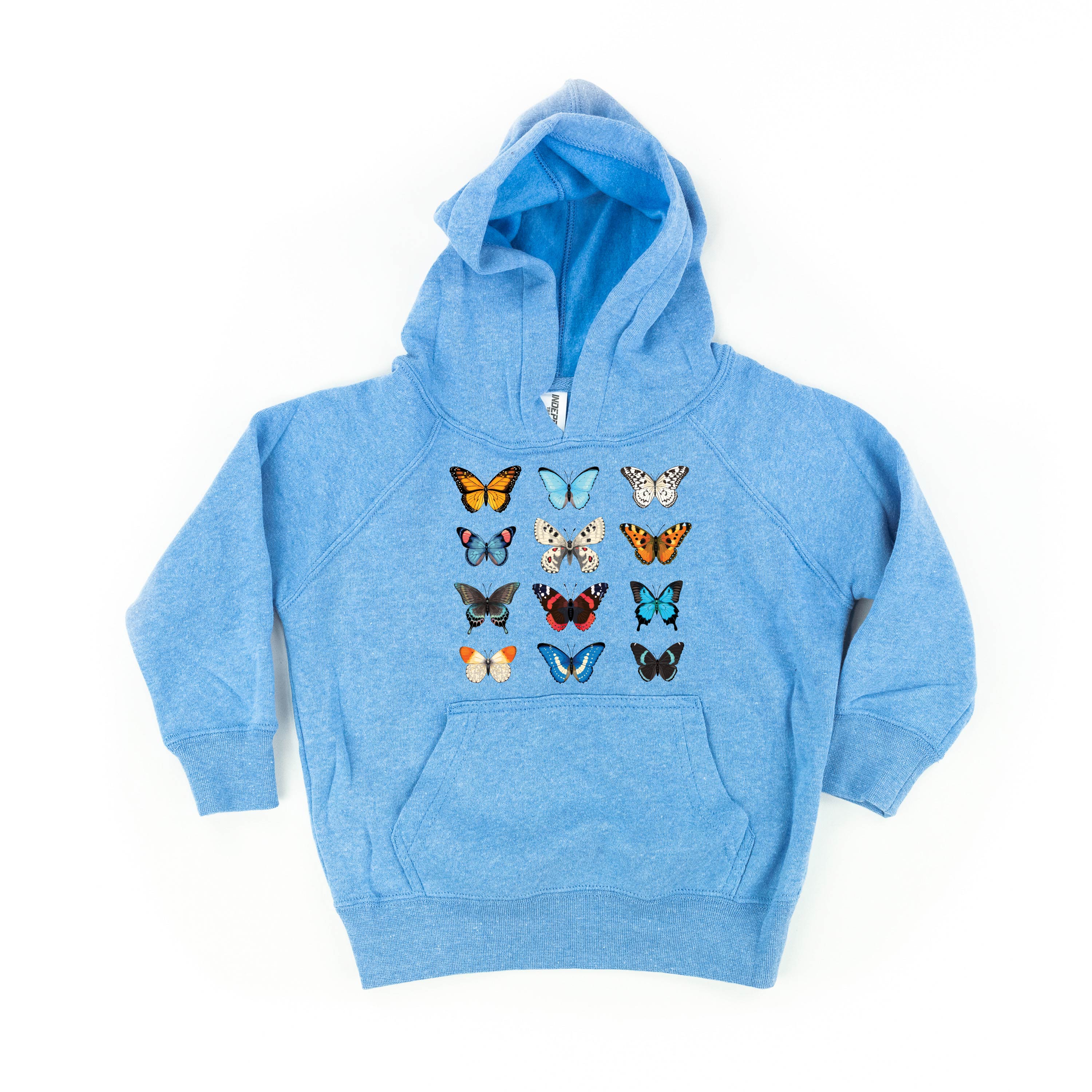 3x4 Butterfly Chart - Child HOODIE Little Mama Shirt Shop LLC