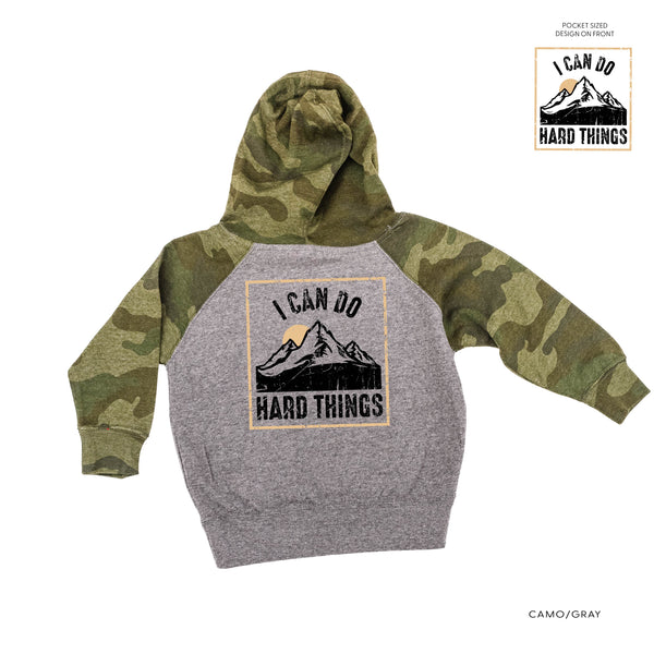 I Can Do Hard Things - Pocket Design on Front w/ Full Design on Back - Child Hoodie