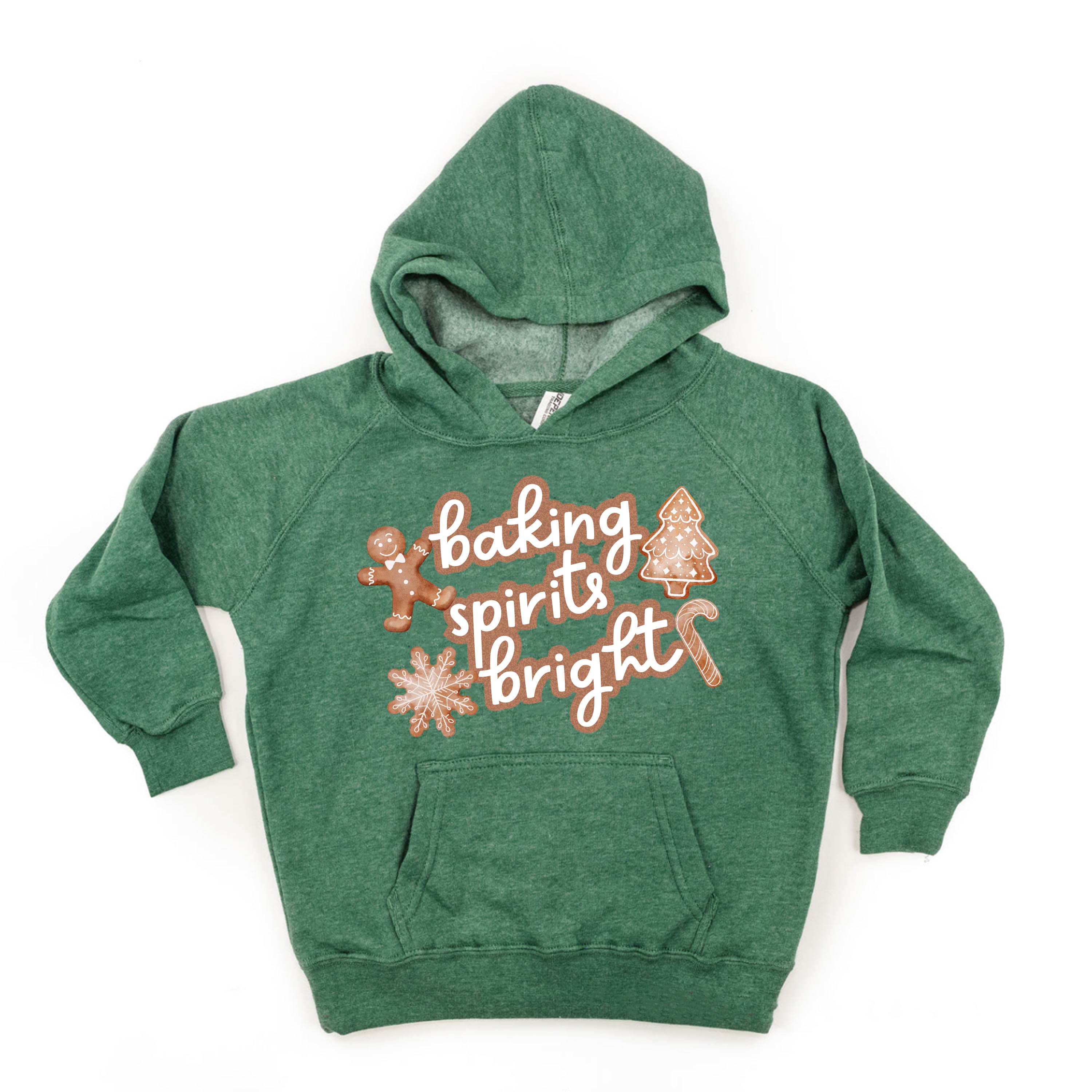 Baking Spirits Bright - Child HOODIE Little Mama Shirt Shop LLC