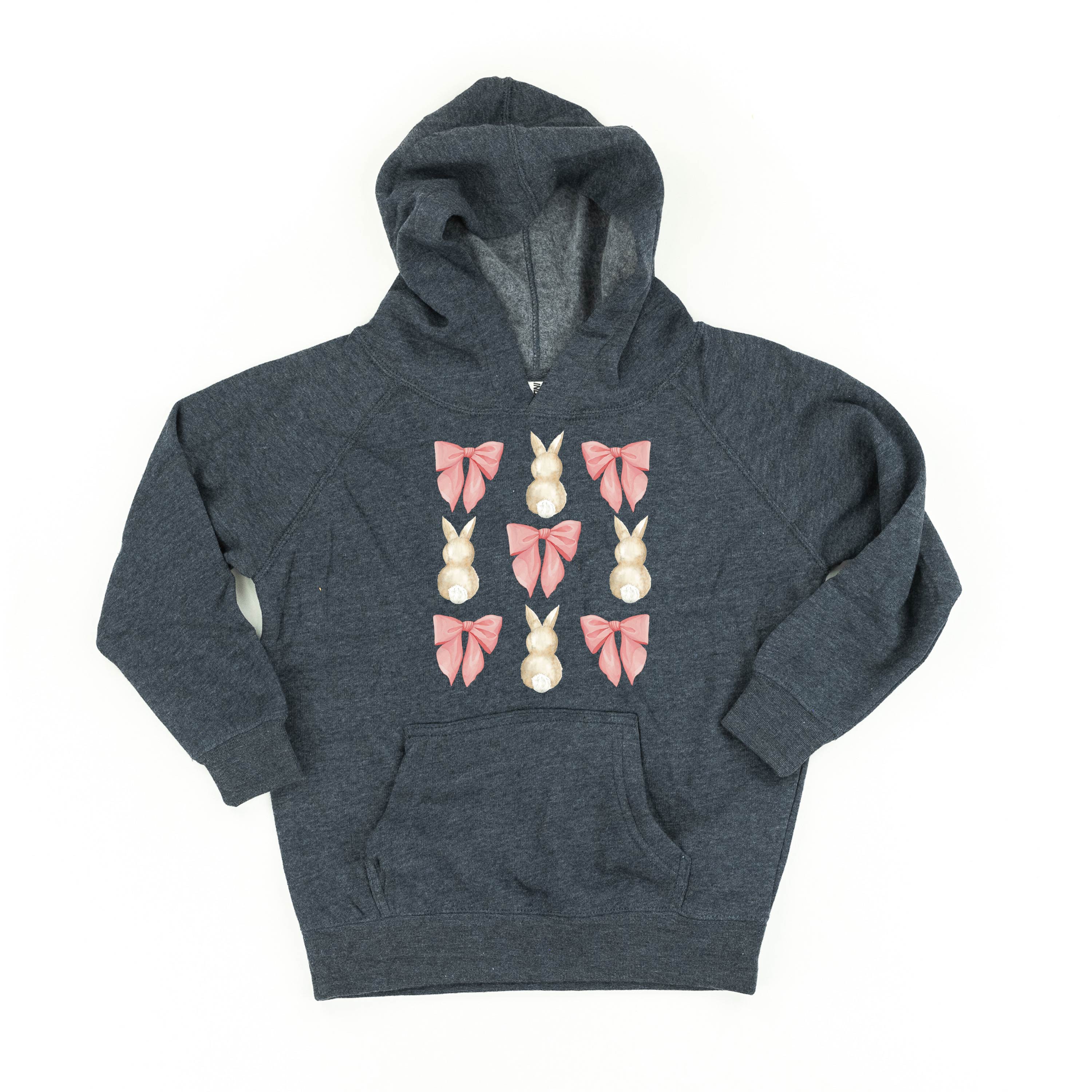 Bunnies & Bows - Child HOODIE Little Mama Shirt Shop LLC