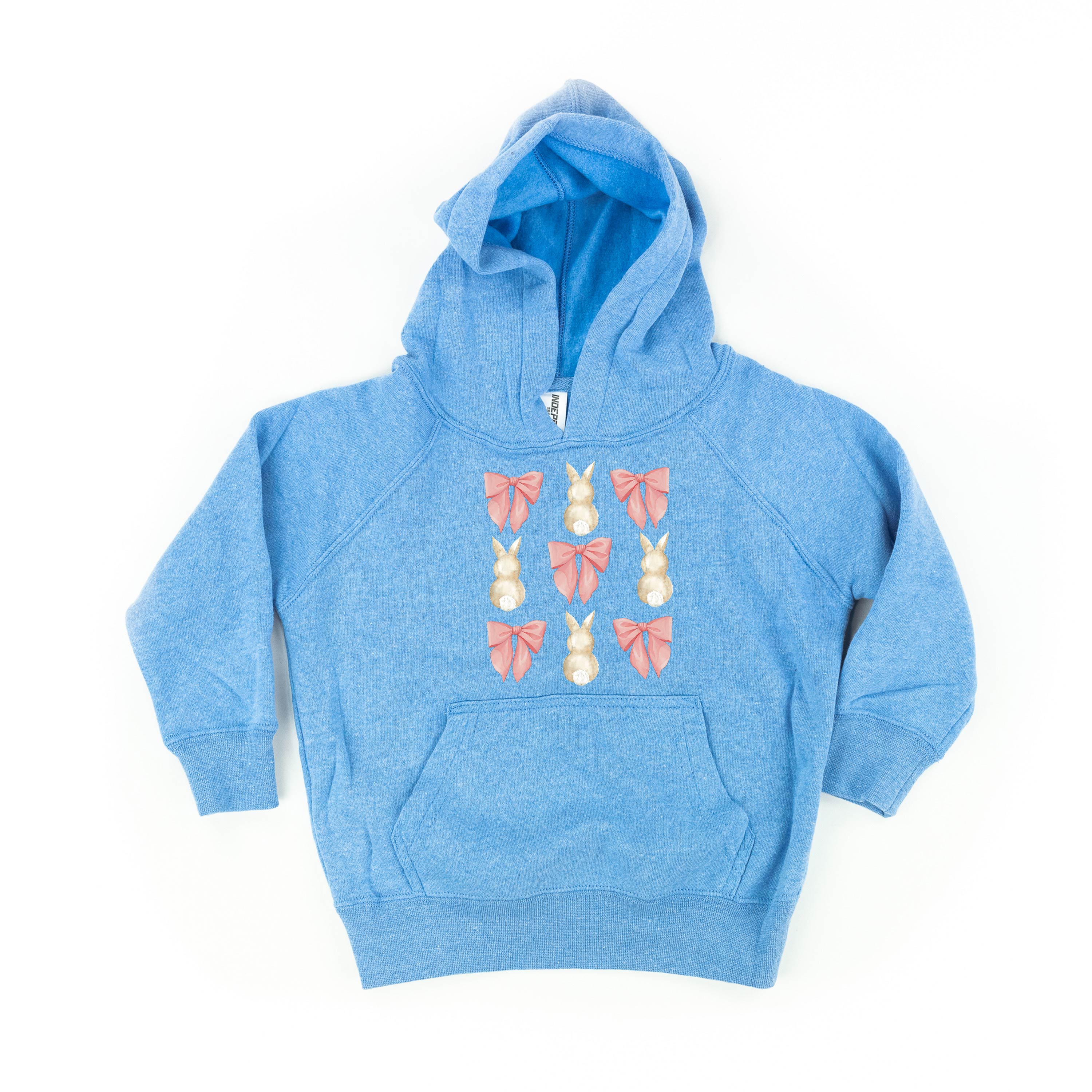 Bunnies & Bows - Child HOODIE Little Mama Shirt Shop LLC