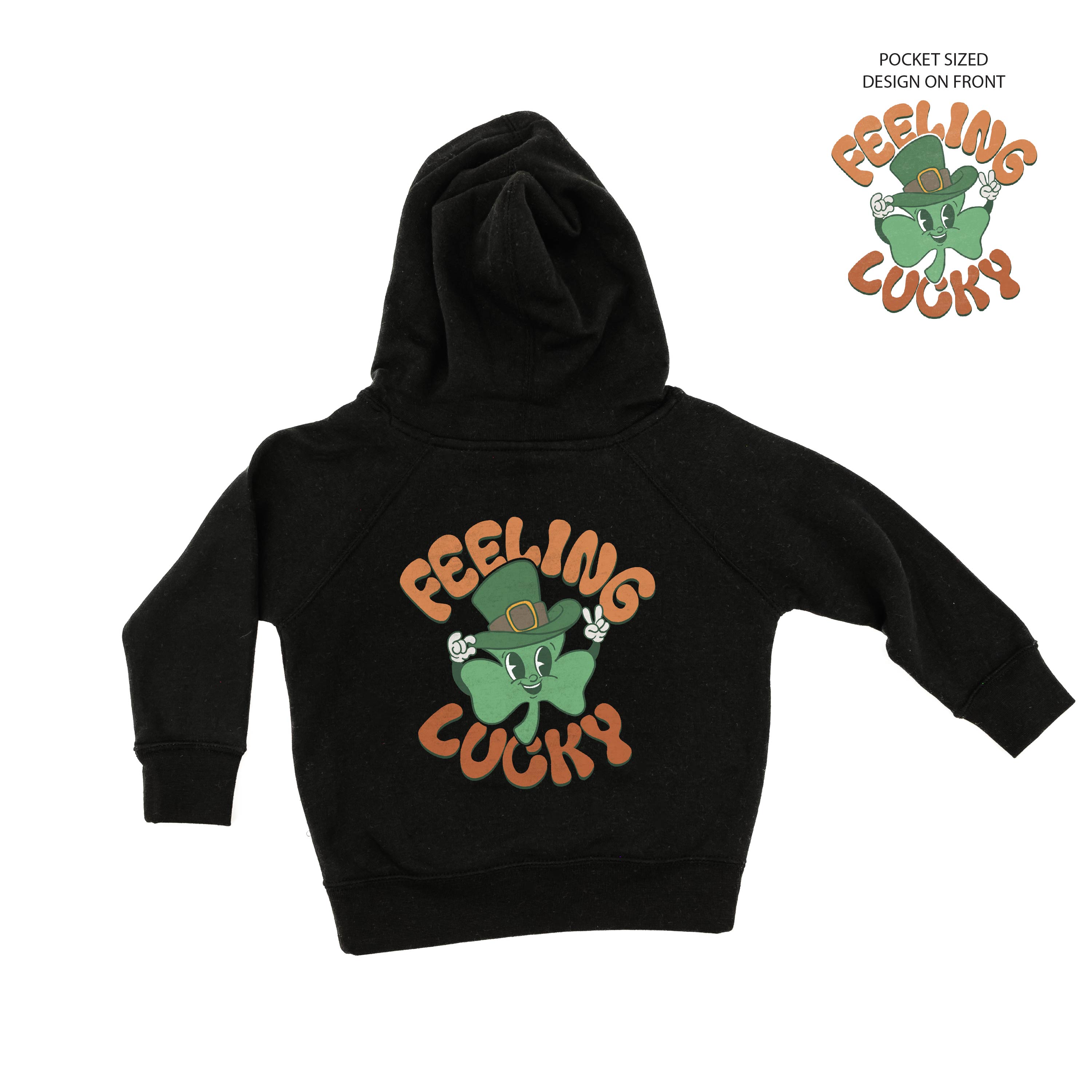 Feeling Lucky (pf&b) - Child HOODIE Little Mama Shirt Shop