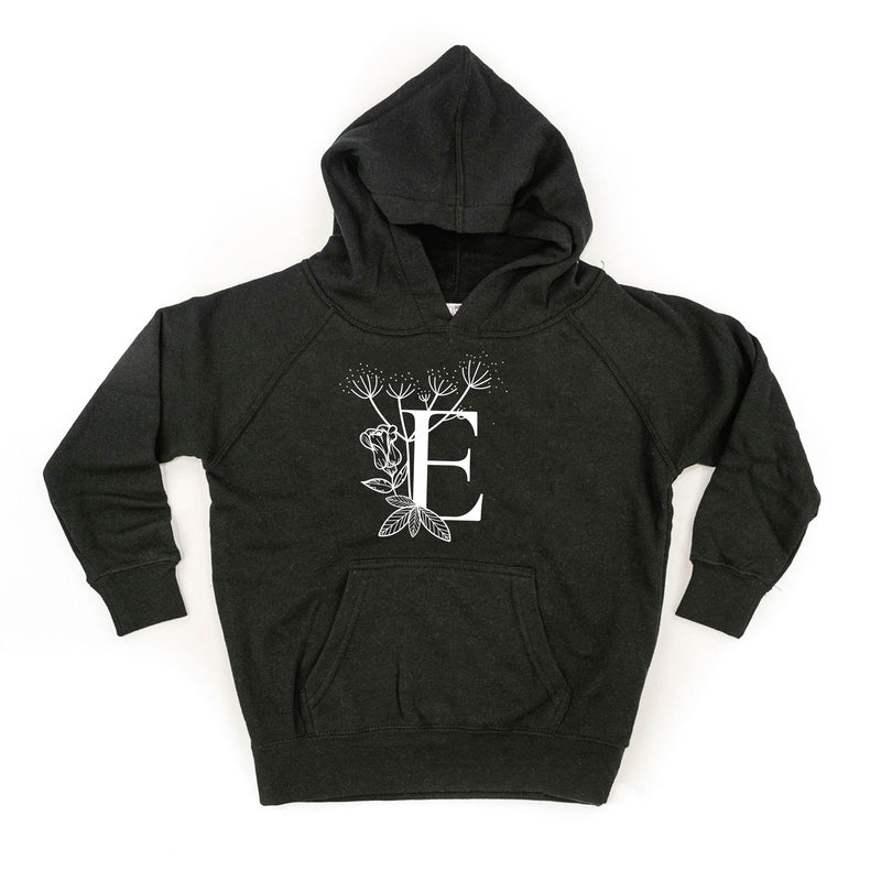 FLORAL INITIALS - Child Hoodie