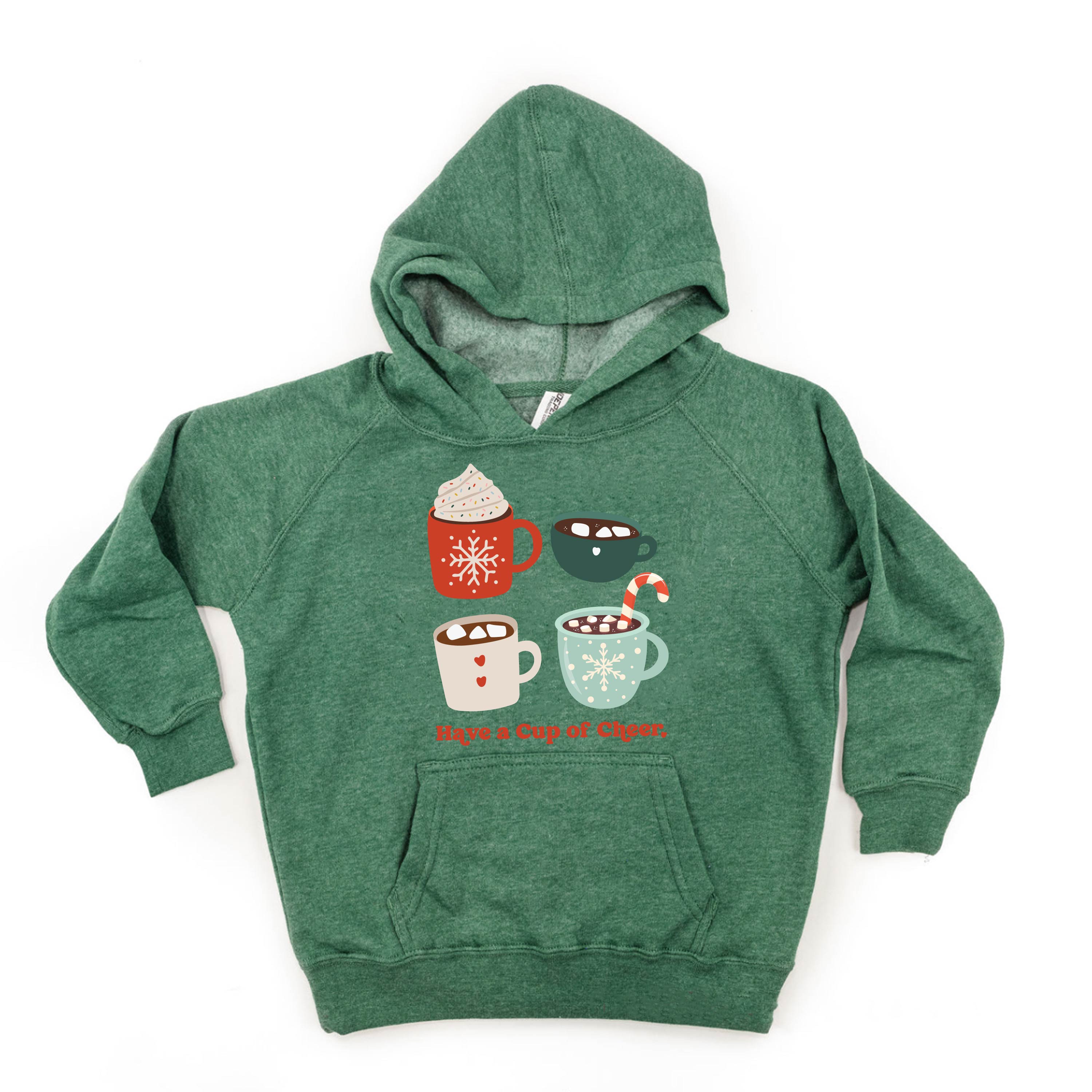 Have A Cup Of Cheer - Child HOODIE Little Mama Shirt Shop LLC