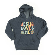 Easter Eggs Jesus Loves Me - Boy Version - Child HOODIE Little Mama Shirt Shop LLC