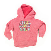 Easter Eggs Jesus Loves Me - Girl Version - Child HOODIE Little Mama Shirt Shop LLC