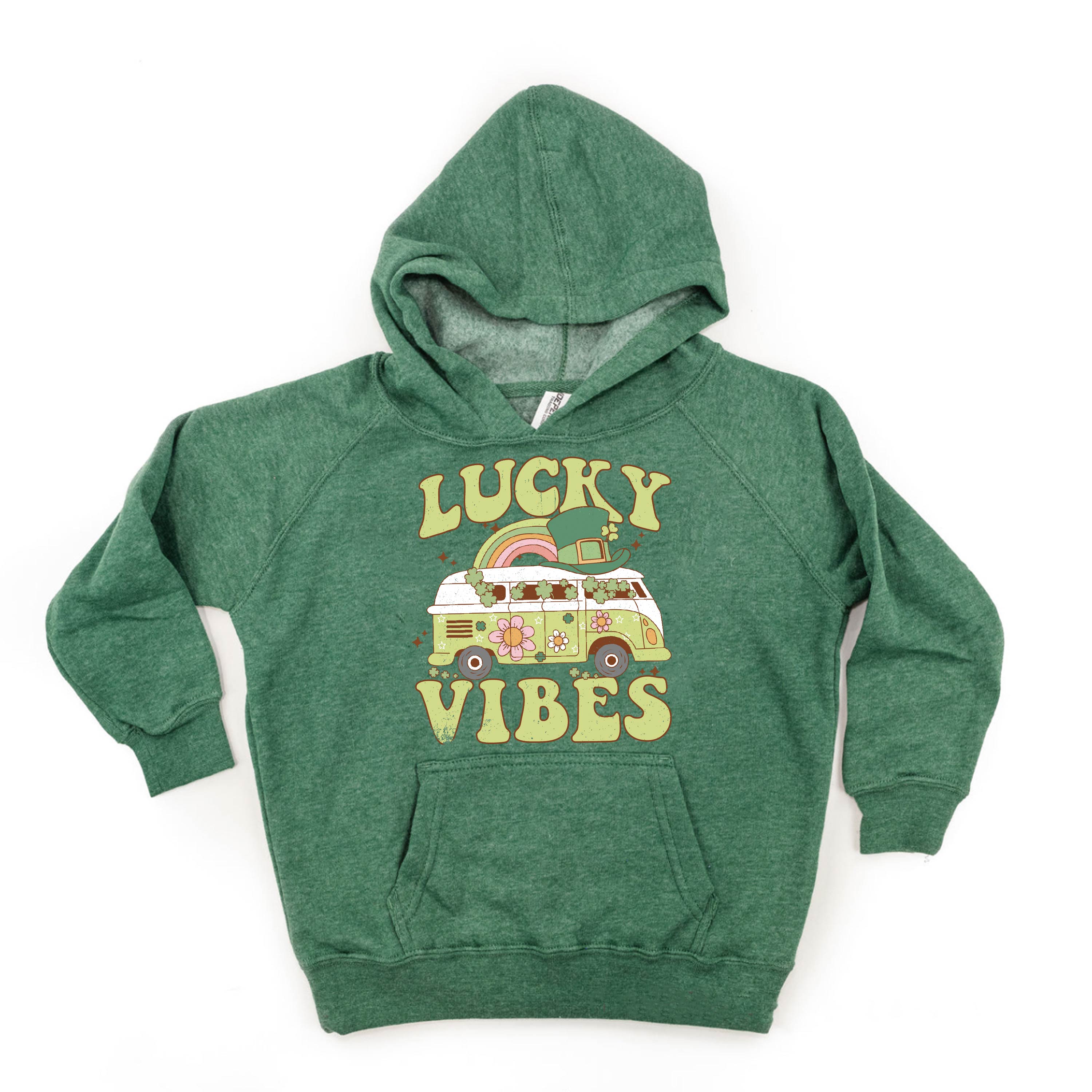 Lucky Vibes - Child HOODIE Little Mama Shirt Shop