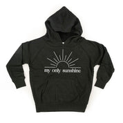 My Only Sunshine w/ Full Sun on Back - Child Hoodie Little Mama Shirt Shop LLC