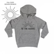 My Only Sunshine w/ Full Sun on Back - Child Hoodie Little Mama Shirt Shop LLC