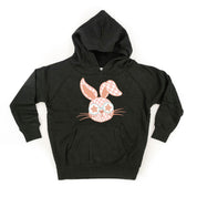 Pink Checkered Bunny - Child HOODIE Little Mama Shirt Shop LLC