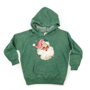 Watercolor Santa - Child HOODIE Little Mama Shirt Shop LLC