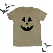 Happy Jack-o'-lantern Face - Child Tee Little Mama Shirt Shop