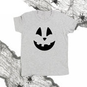 Happy Jack-o'-lantern Face - Child Tee Little Mama Shirt Shop