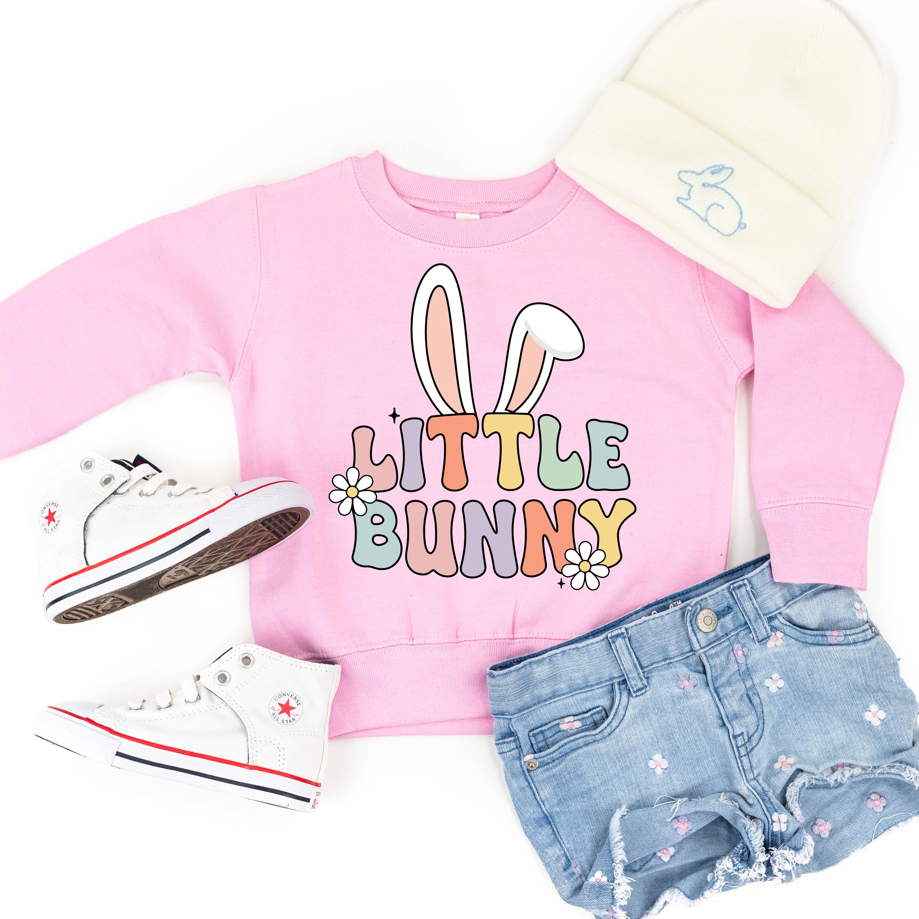 Little Bunny - Girl Version - Child Sweater Little Mama Shirt Shop