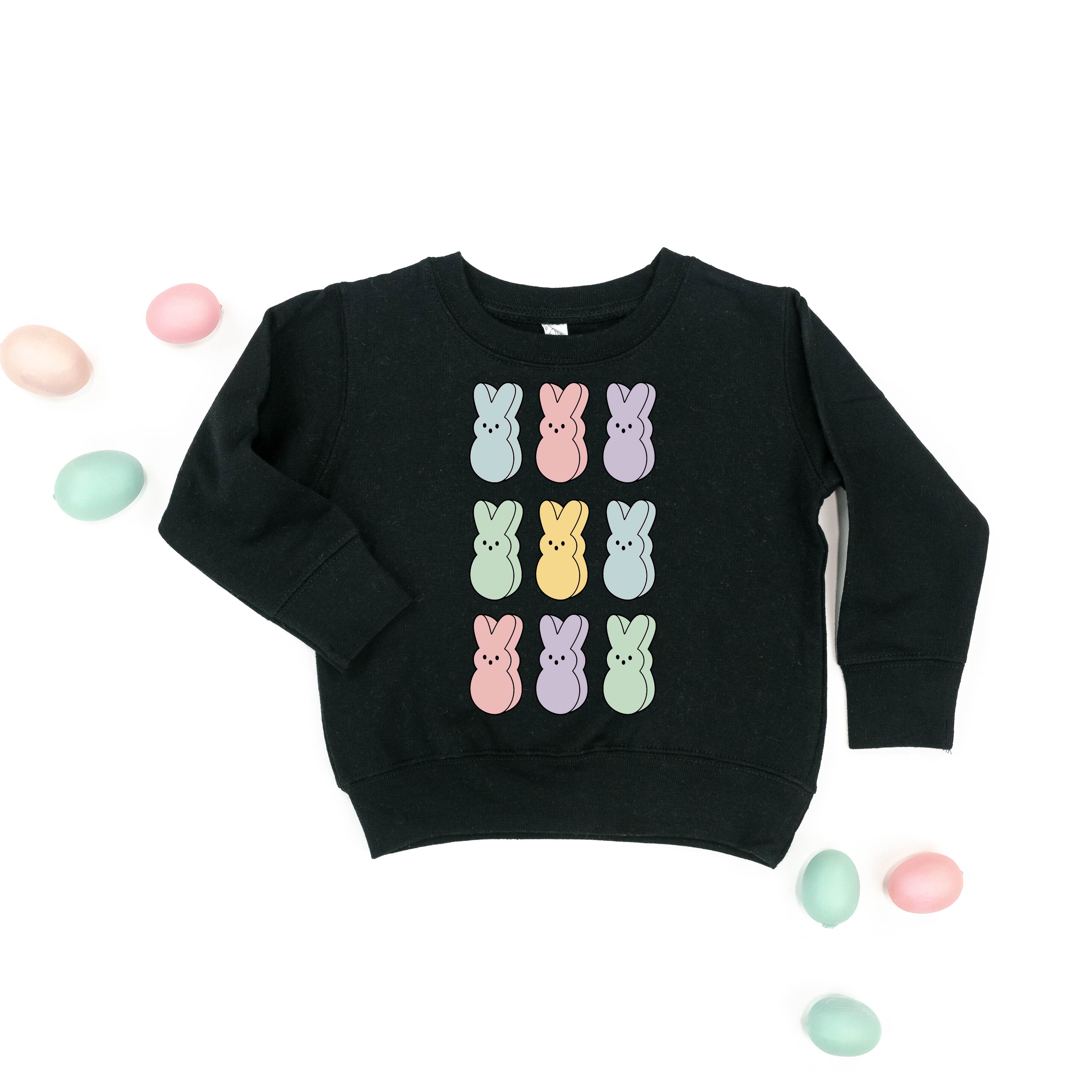 Pastel Peeps - 3x3 - Child Sweater Little Mama Shirt Shop