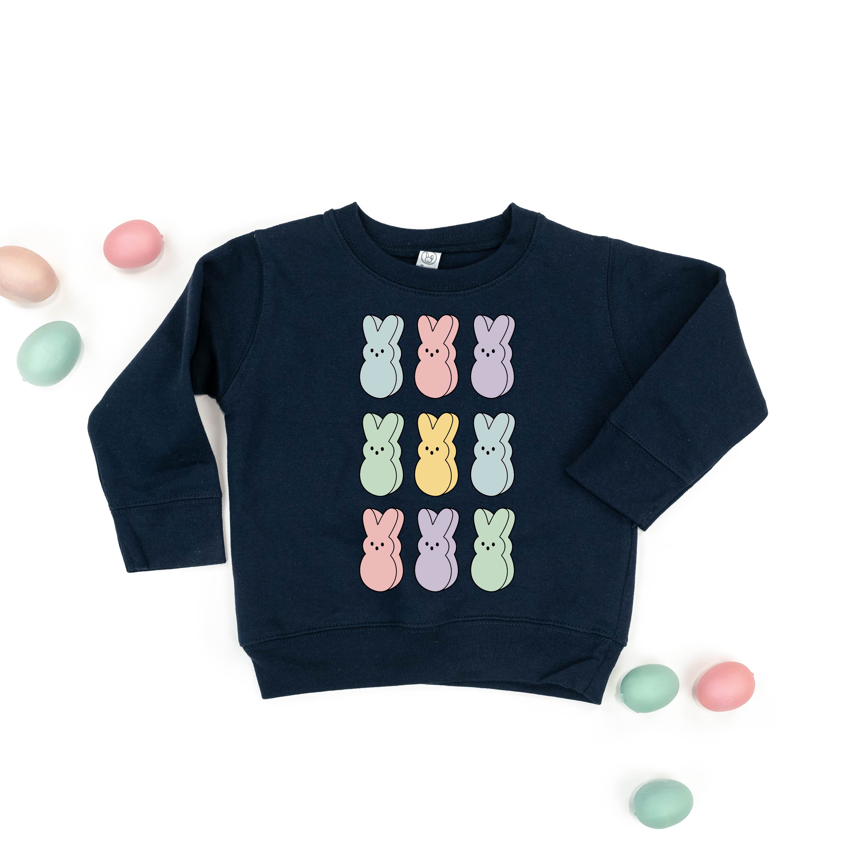 Pastel Peeps - 3x3 - Child Sweater Little Mama Shirt Shop