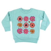 3x3 Spring Flowers - Child Sweater Little Mama Shirt Shop