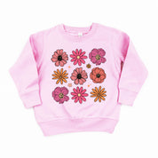 3x3 Spring Flowers - Child Sweater Little Mama Shirt Shop
