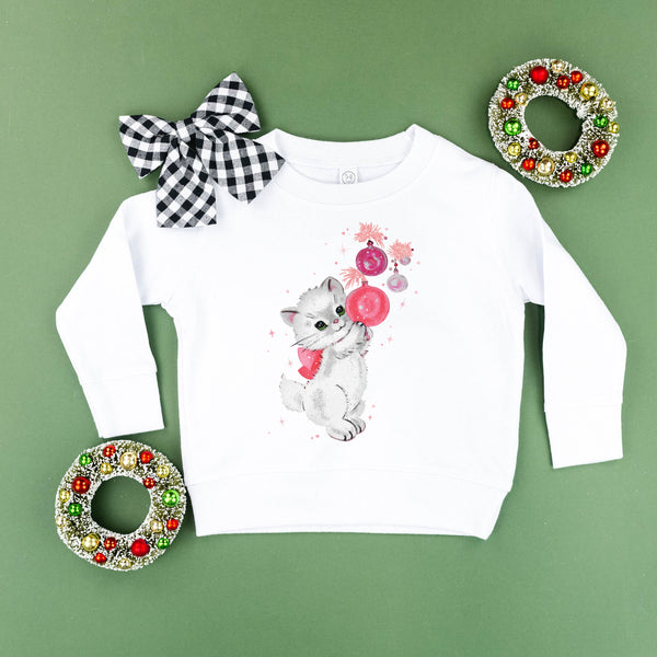 Christmas Kitten - Child Sweater