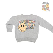 Be Kind Pocket on Front w/ And Have a Nice Day on Back - Child Sweater Little Mama Shirt Shop