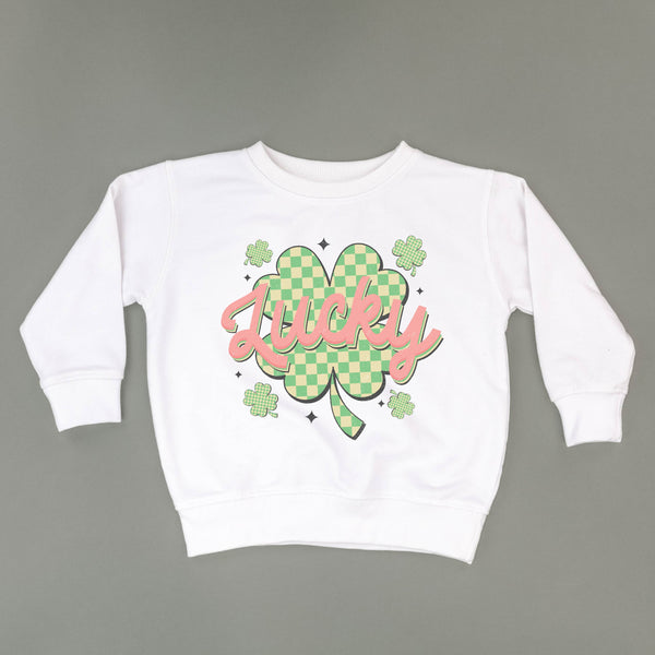 child_sweaters_checkered_shamrock_little_mama_shirt_shop
