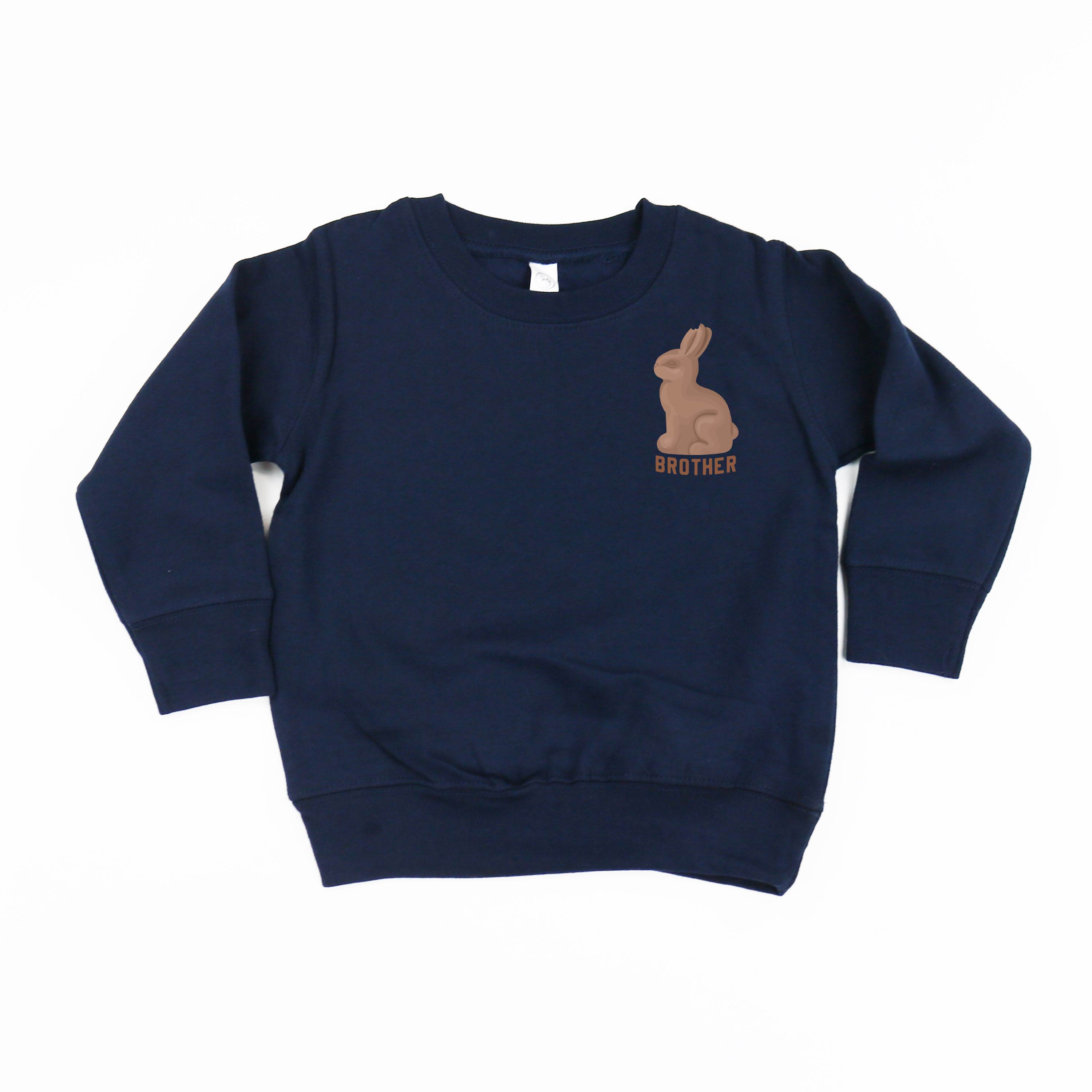 Brother - Chocolate Bunny (pocket) - Child Sweater Little Mama Shirt Shop