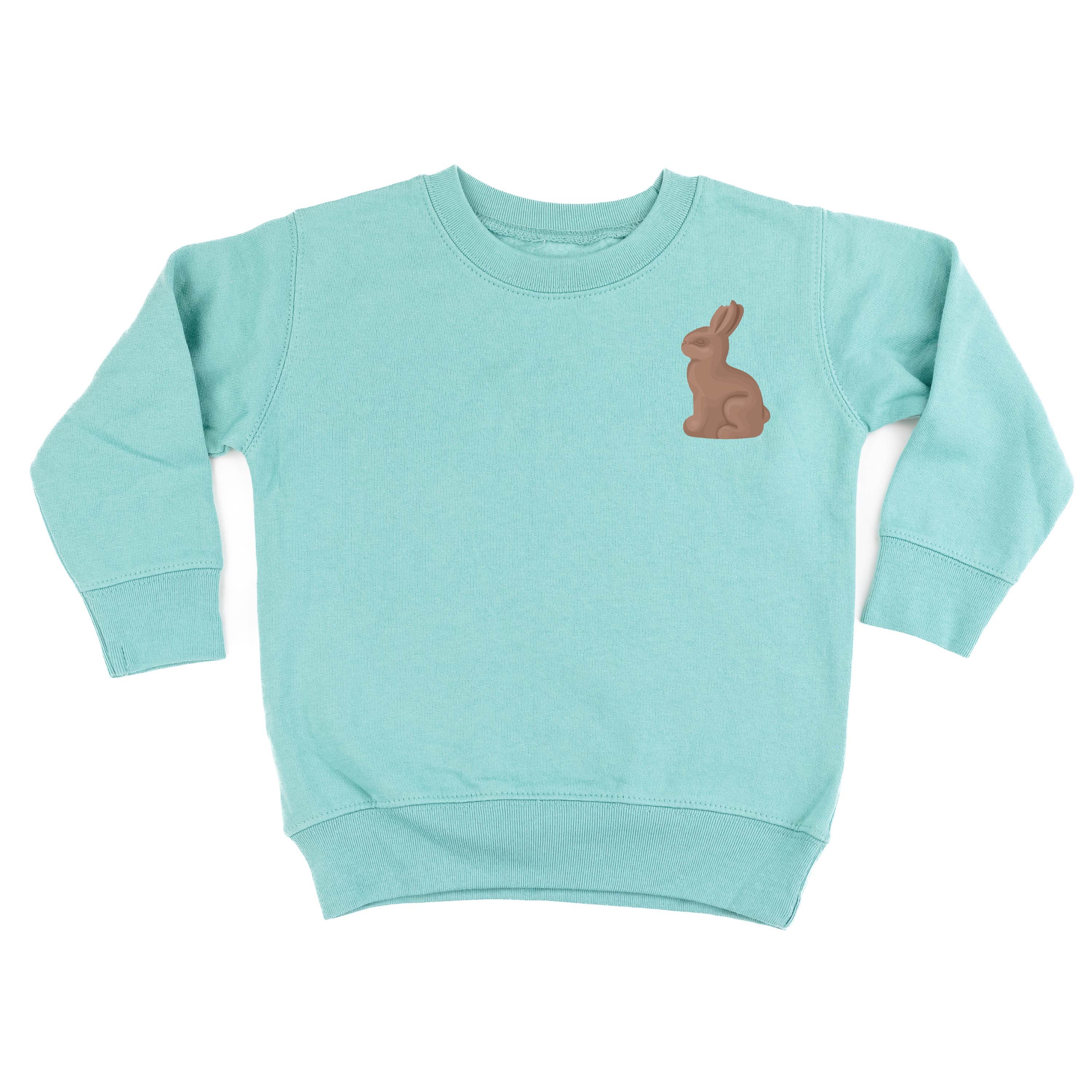 Chocolate Bunny (pocket) - Child Sweater Little Mama Shirt Shop