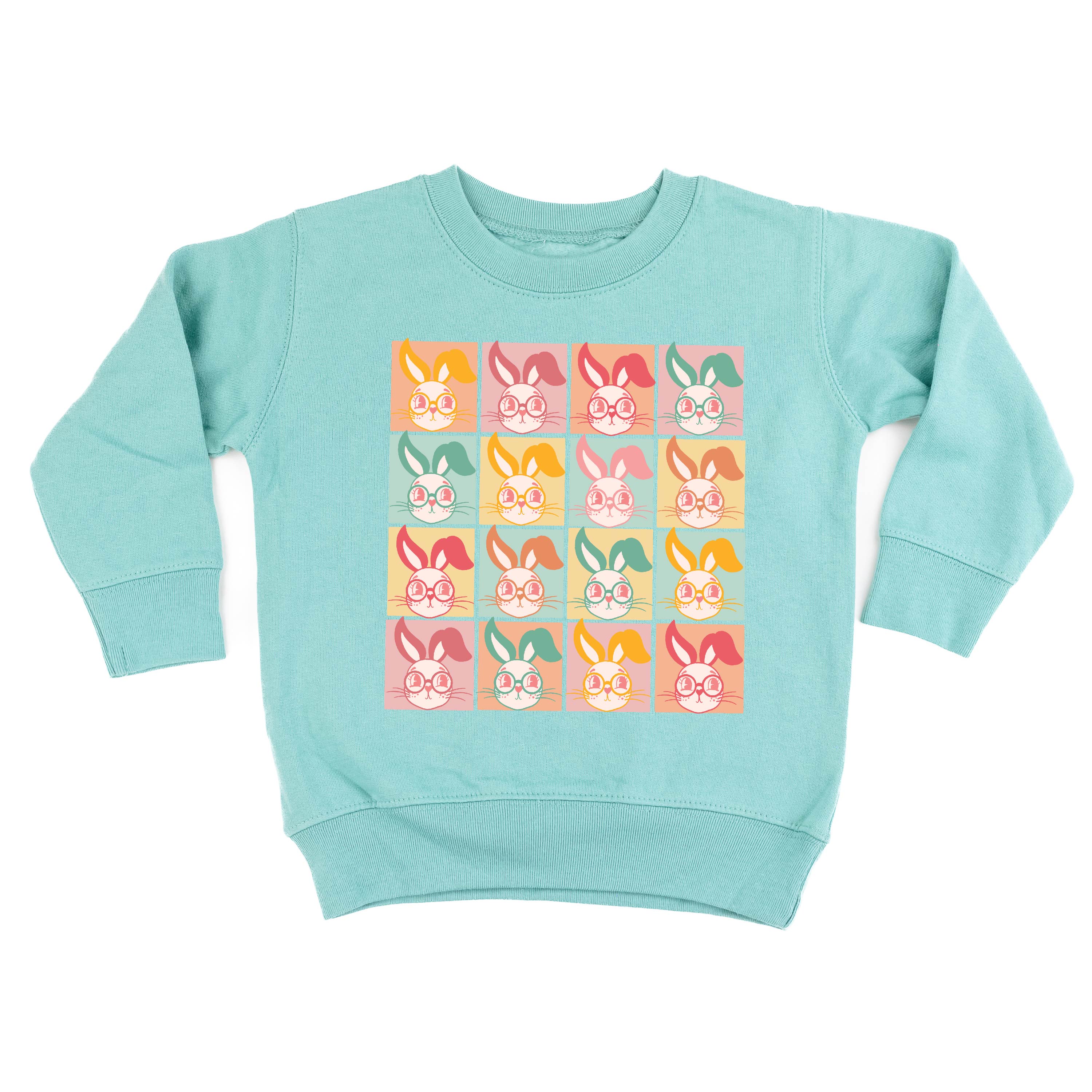 Clever Pastel Bunnies - Child Sweater Little Mama Shirt Shop