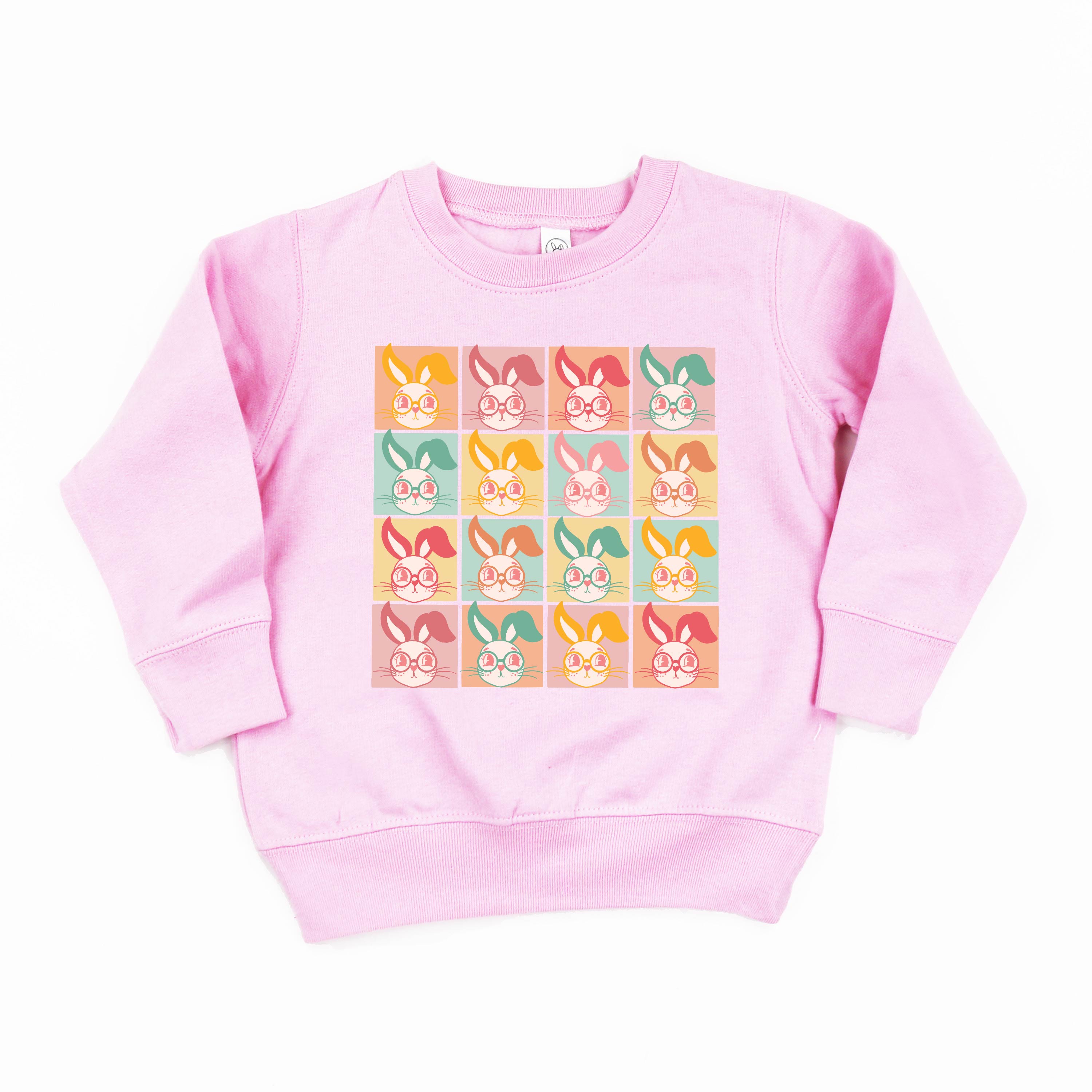 Clever Pastel Bunnies - Child Sweater Little Mama Shirt Shop