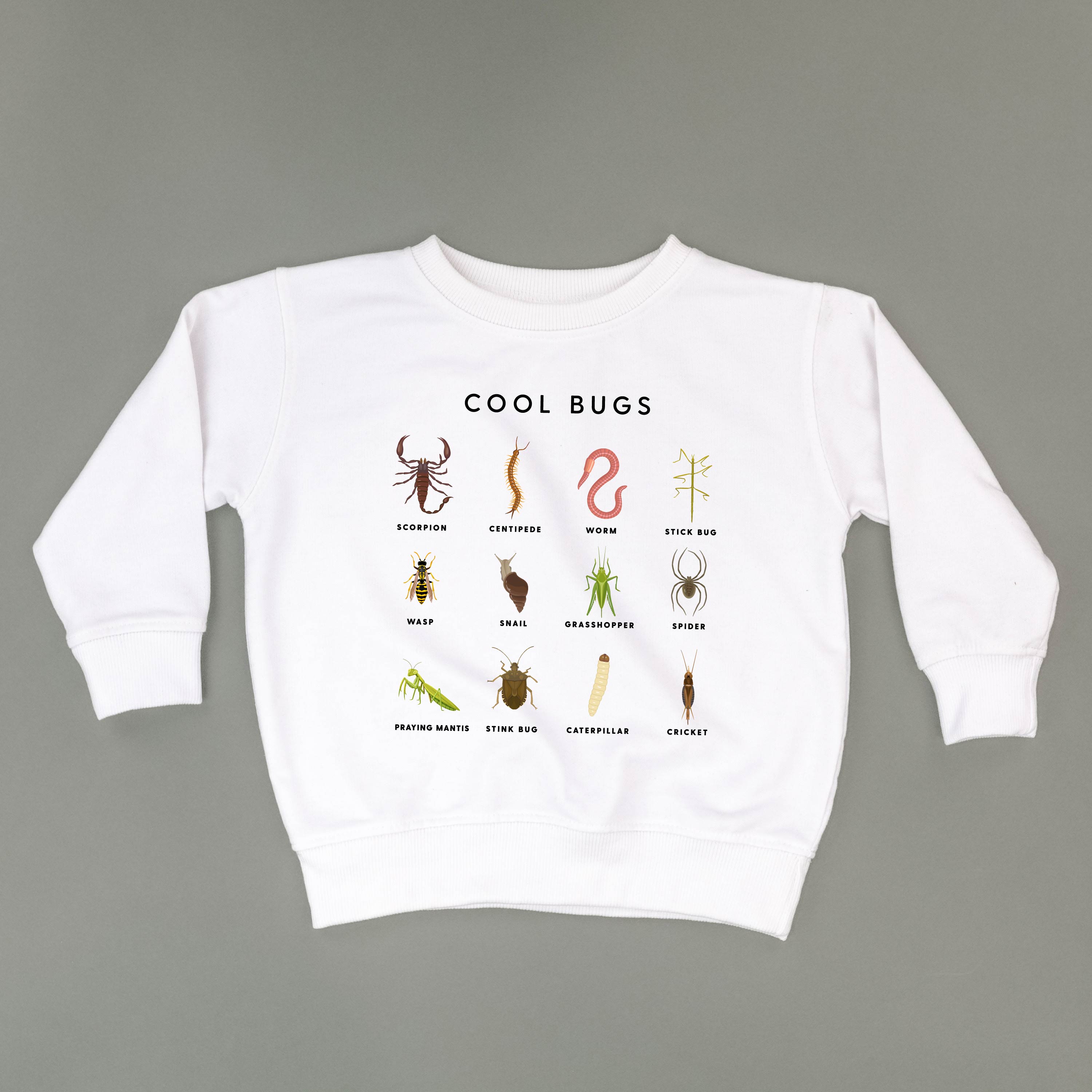 Cool Bugs (Chart) - Child Sweater Little Mama Shirt Shop