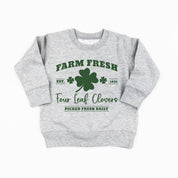 Farm Fresh Four Leaf Clovers - Child Sweater Little Mama Shirt Shop